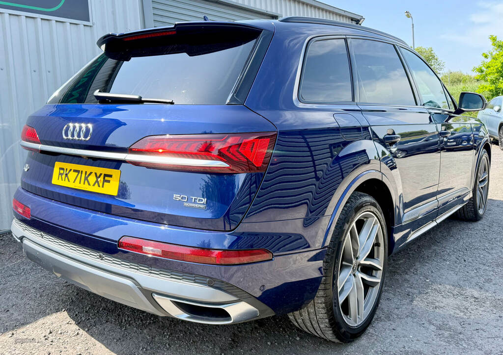 Audi Q7 50 Tdi Quattro S Line Tiptronic RK71KXF Blue #2