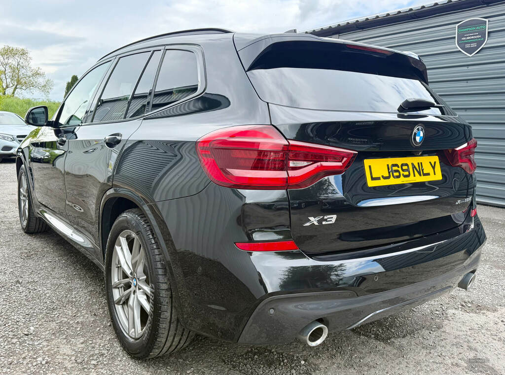 BMW X3 Xdrive20d M Sport Step LJ69NLY Black #5