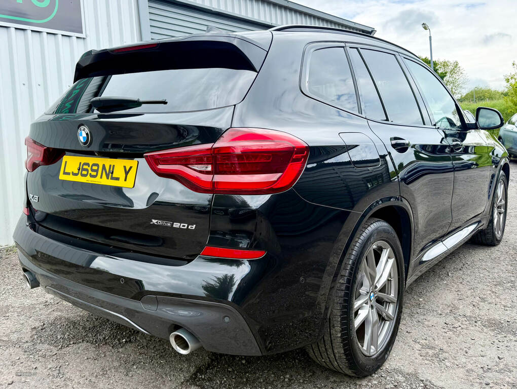 BMW X3 Xdrive20d M Sport Step LJ69NLY Black #3
