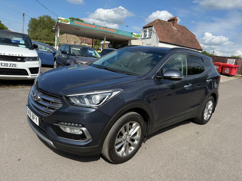 Hyundai Santa Fe Suv 2.2 Crdi Blue Drive Premium 4Wd Euro 6 Ss 5 EK16BFY Blue #3