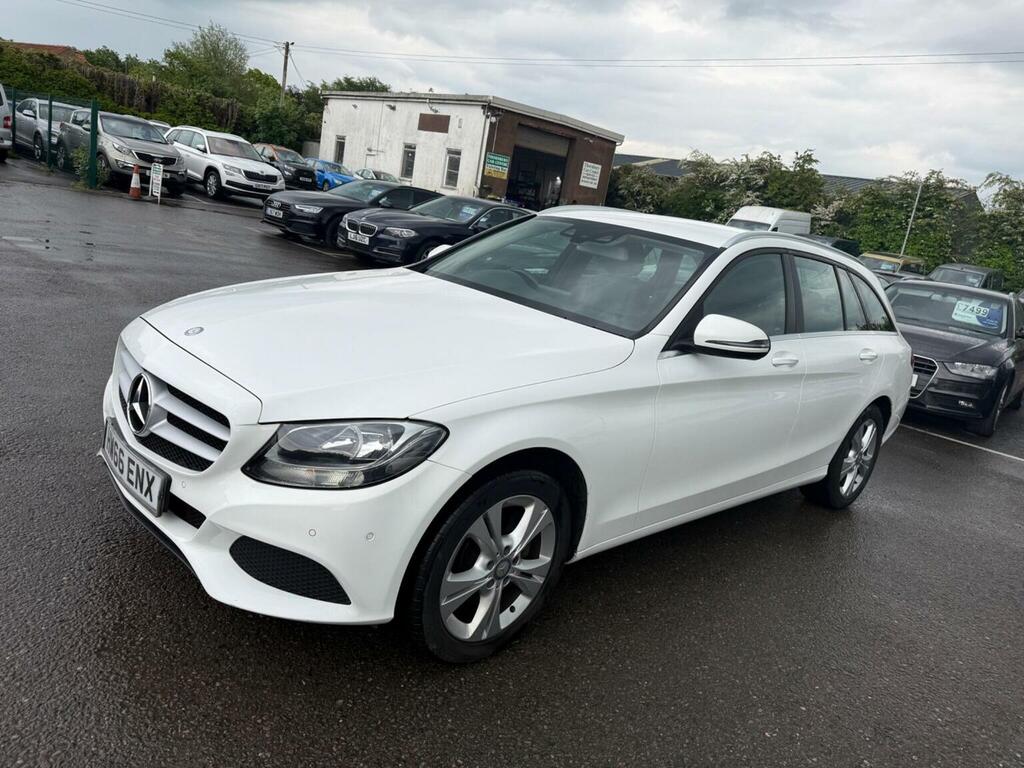 Mercedes-Benz C Class Estate 2.1 C220d Se Executive Edition G-tronic Eu HW66ENX White #3