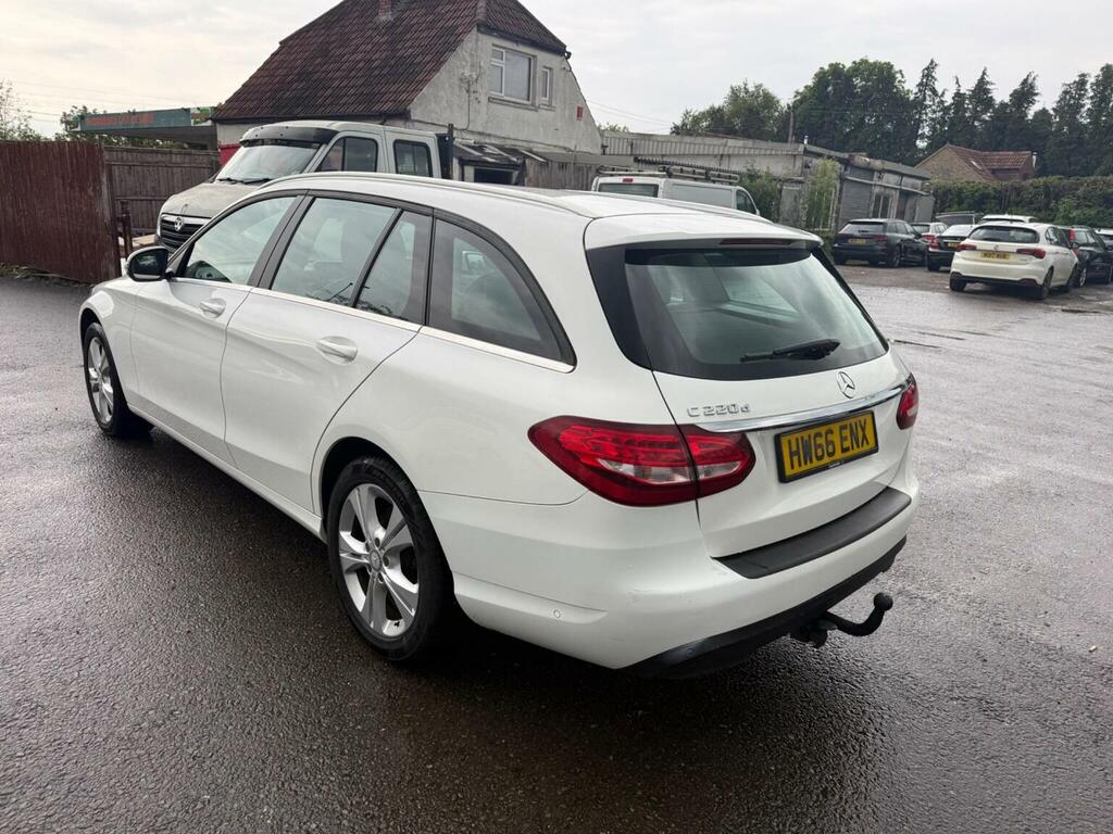 Mercedes-Benz C Class Estate 2.1 C220d Se Executive Edition G-tronic Eu HW66ENX White #4