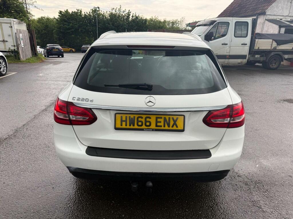 Mercedes-Benz C Class Estate 2.1 C220d Se Executive Edition G-tronic Eu HW66ENX White #5