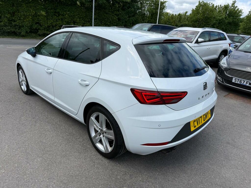 Seat Leon Hatchback 1.4 Ecotsi Fr Technology Euro 6 Ss CV17GMY White #4