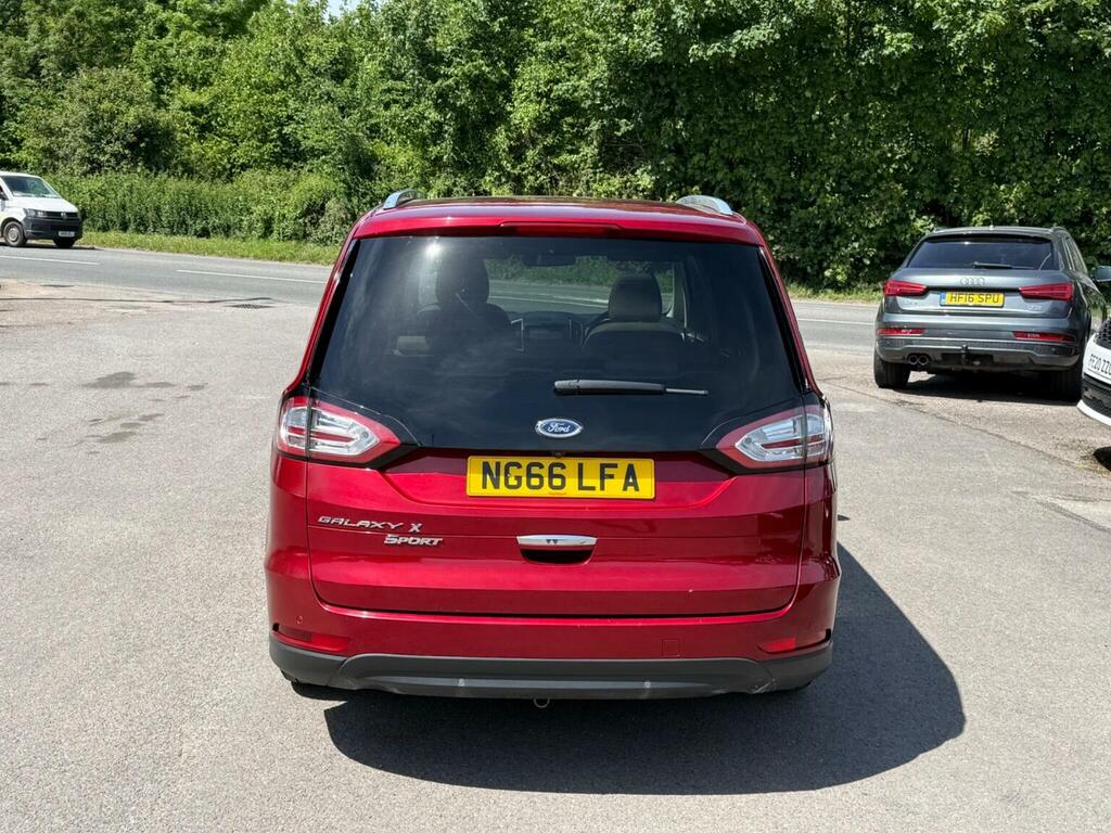 Ford Galaxy Mpv 2.0 Tdci Titanium X Powershift Euro 6 Ss Red #5