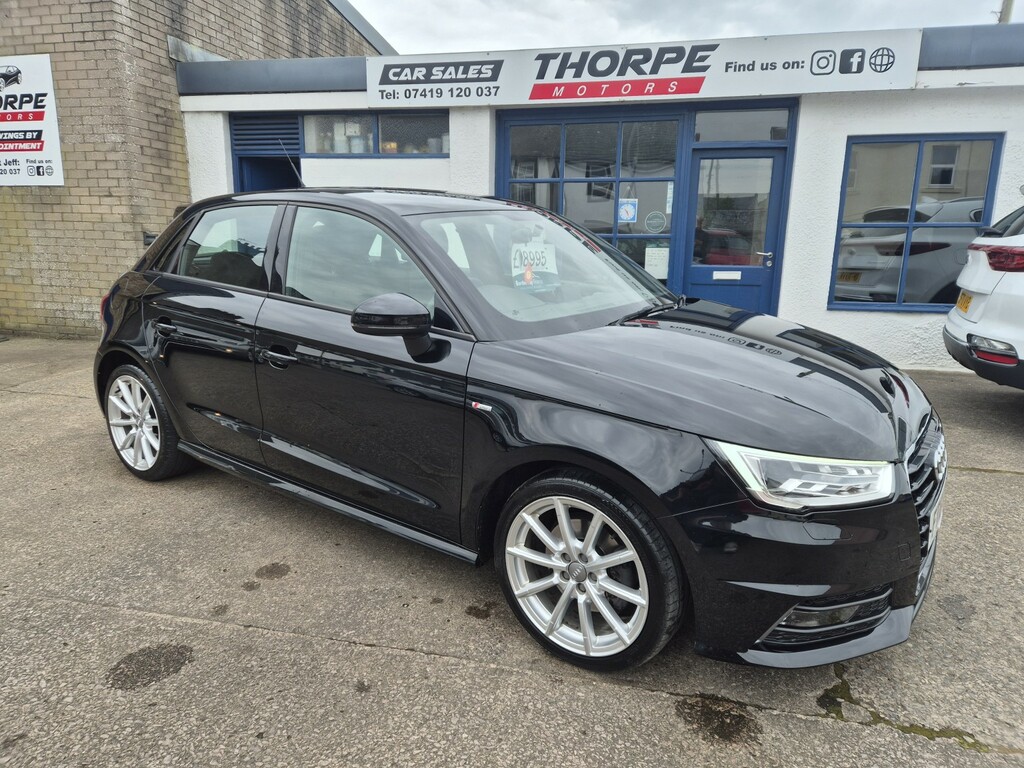 Audi A1 1.4 Tfsi S Line 2016 FT16KUK Black #3