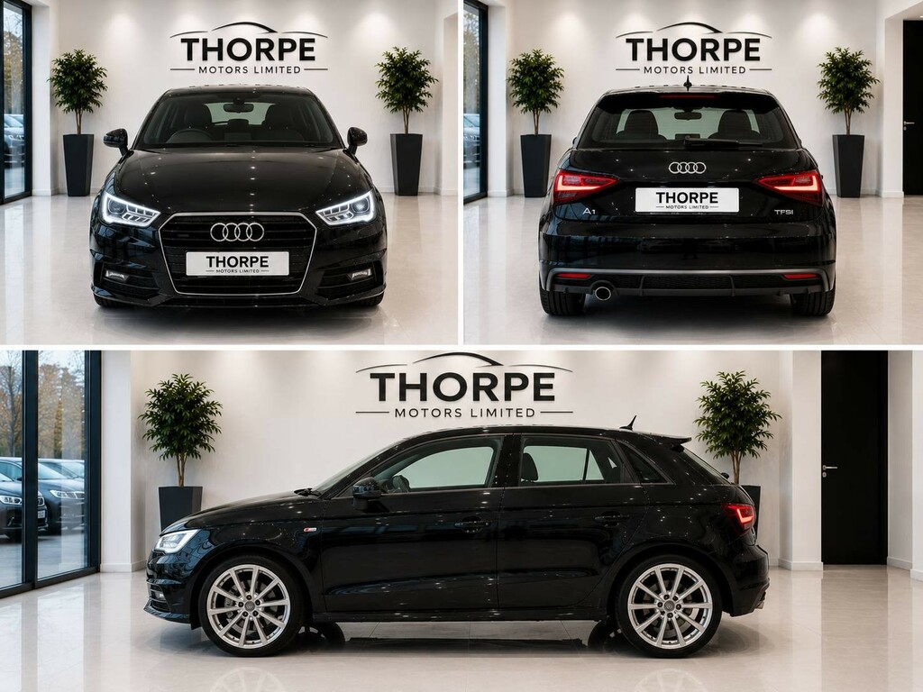 Audi A1 1.4 Tfsi S Line 2016 FT16KUK Black #2