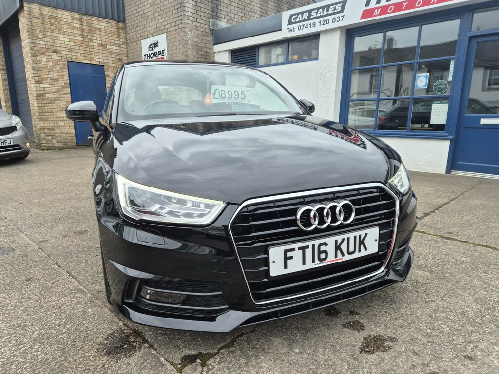 Audi A1 1.4 Tfsi S Line 2016 FT16KUK Black #5