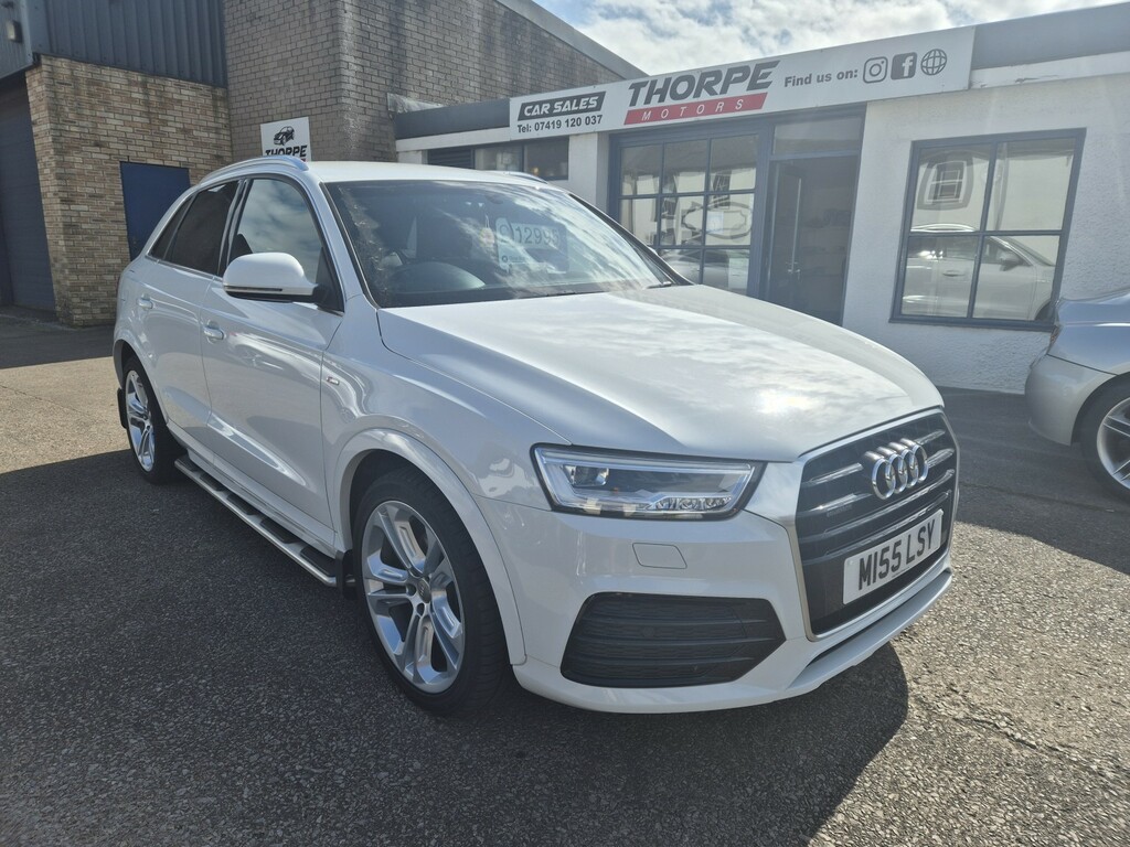 Audi Q3 2.0 Tdi S Line Plus 2016 M155LSY White #4