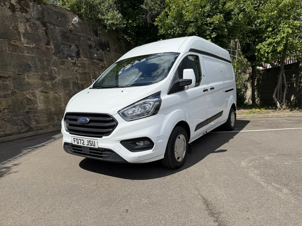 Ford Transit Custom Panel Van 2.0 Transit Custom Trend Van 300 L2 H2 2 FD72JSU White #6