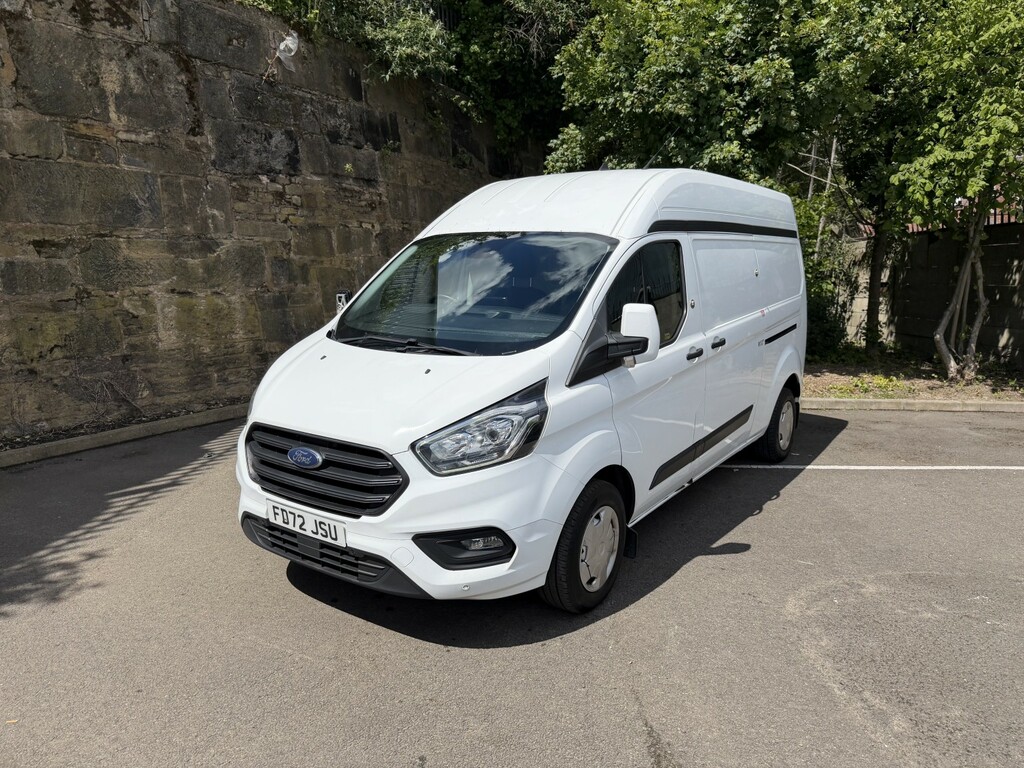 Ford Transit Custom Panel Van 2.0 Transit Custom Trend Van 300 L2 H2 2 FD72JSU White #2