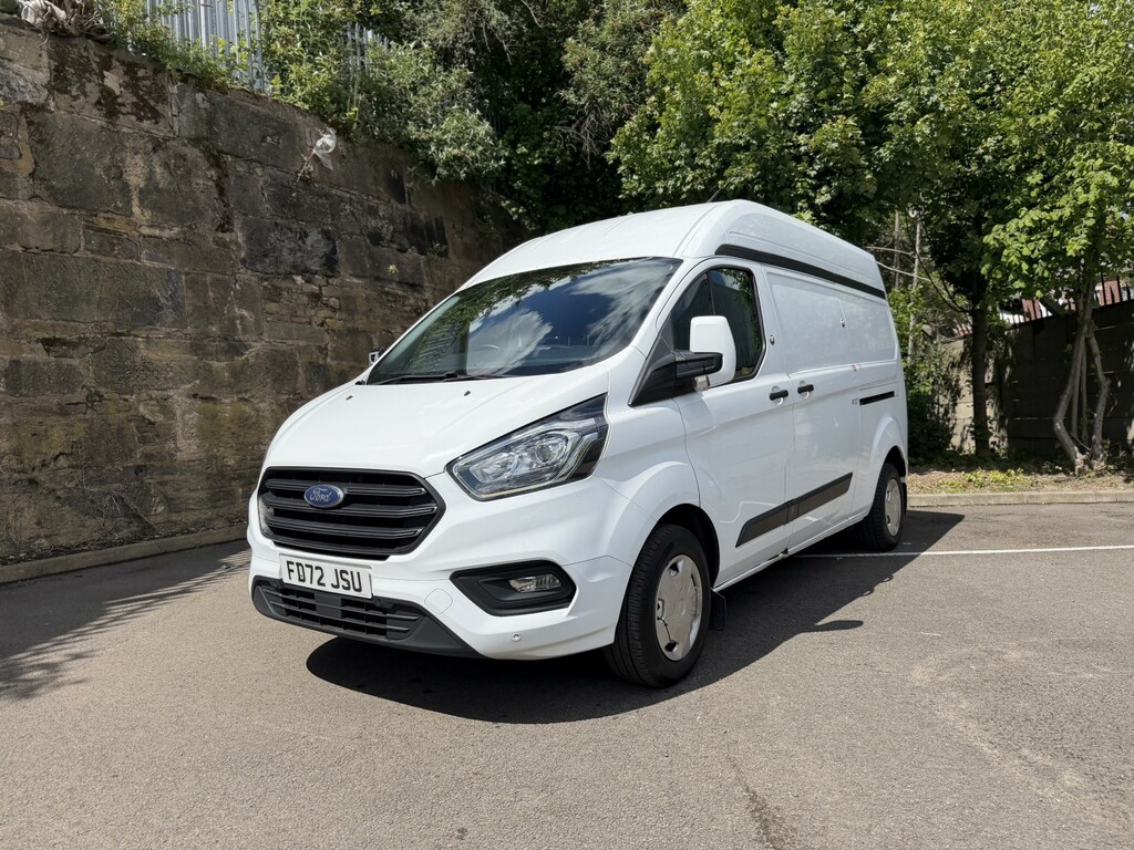 Ford Transit Custom Panel Van 2.0 Transit Custom Trend Van 300 L2 H2 2 FD72JSU White #3