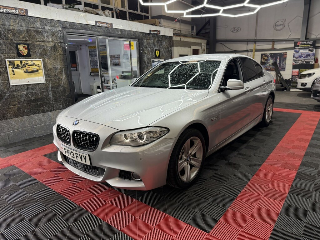 BMW 5 Series Saloon 2.0 520D M Sport Saloon 201313 FP13FVY Silver #5