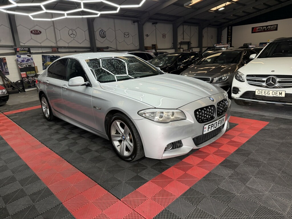 BMW 5 Series Saloon 2.0 520D M Sport Saloon 201313 FP13FVY Silver #4