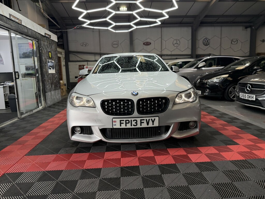 BMW 5 Series Saloon 2.0 520D M Sport Saloon 201313 FP13FVY Silver #3