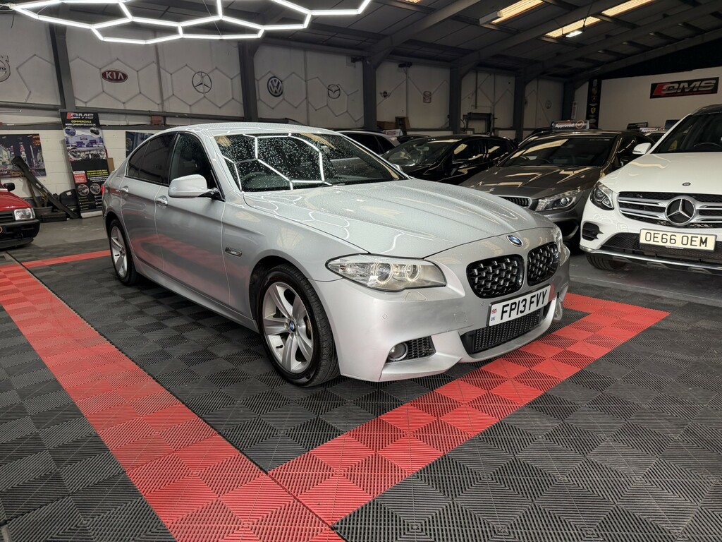 BMW 5 Series Saloon 2.0 520D M Sport Saloon 201313 Silver