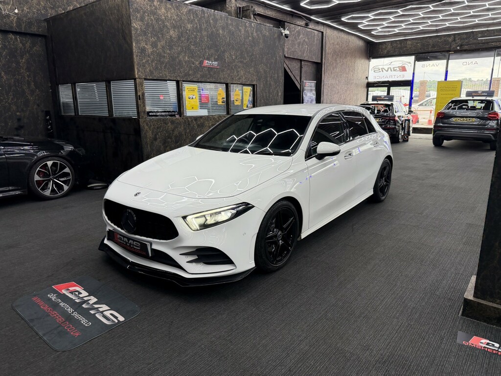 Mercedes-Benz A Class Hatchback 1.3 A200 Amg Line 201868 YR68ZTW White #5