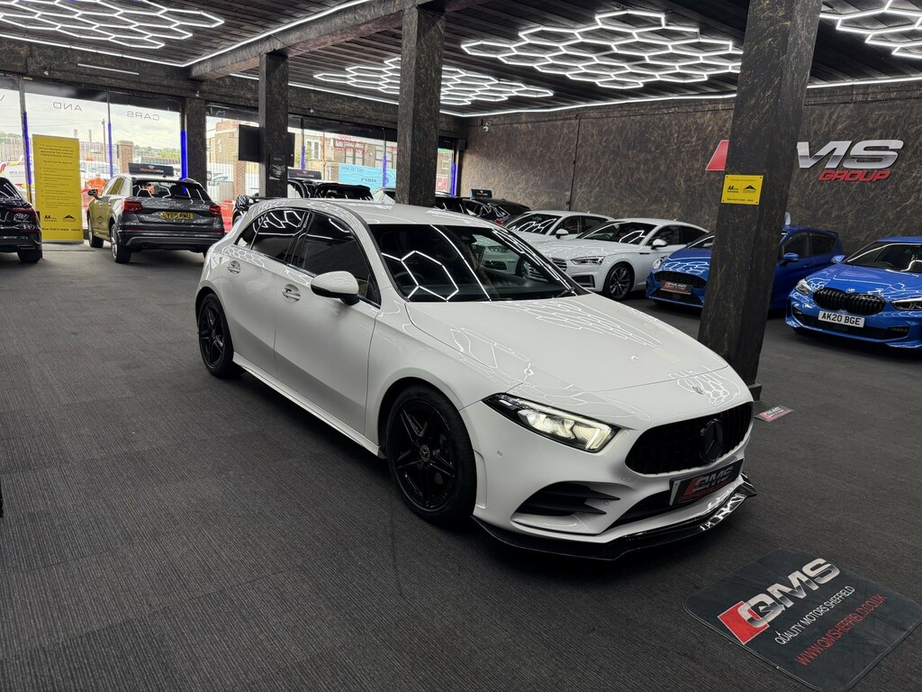 Mercedes-Benz A Class Hatchback 1.3 A200 Amg Line 201868 YR68ZTW White #4