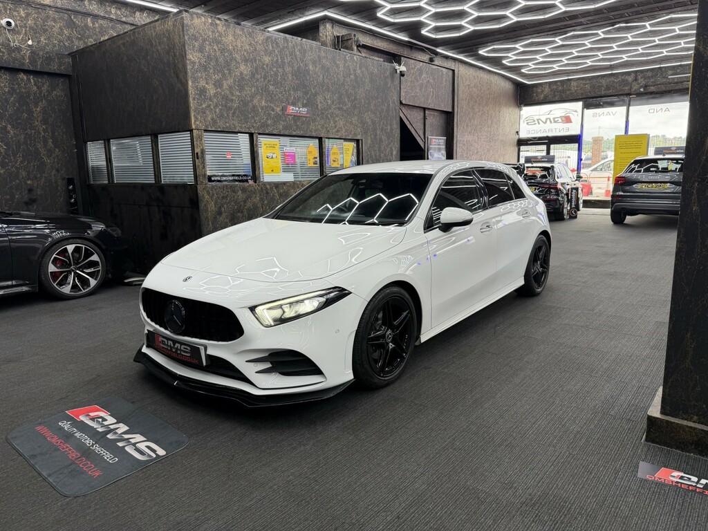 Mercedes-Benz A Class Hatchback 1.3 A200 Amg Line 201868 YR68ZTW White #6