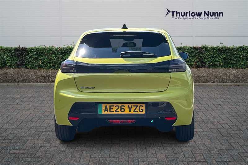 Peugeot e-208 50Kwh Allure Hatchback 7.4Kw Ch AE26VZG Yellow #4