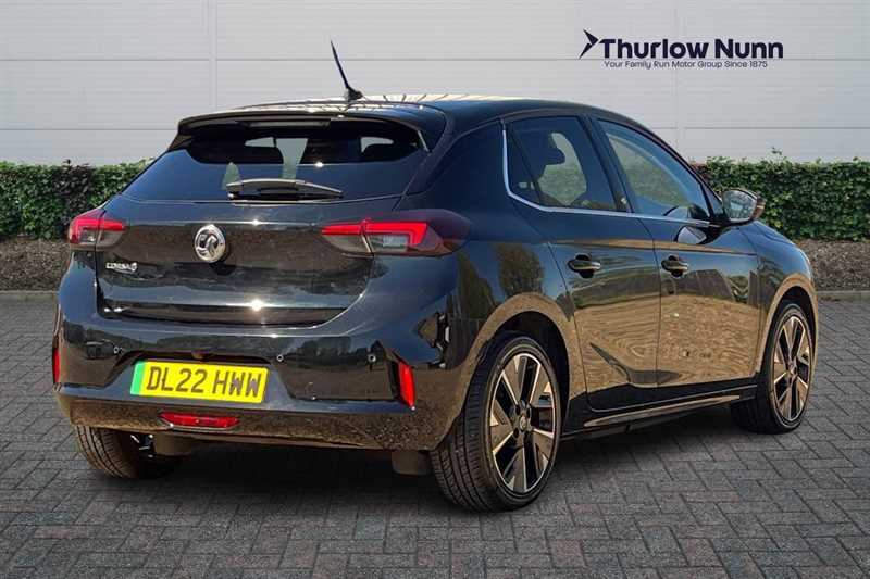 Vauxhall Corsa-e 50Kwh Elite Nav Premium Hatchback Aut DL22HWW Black #3
