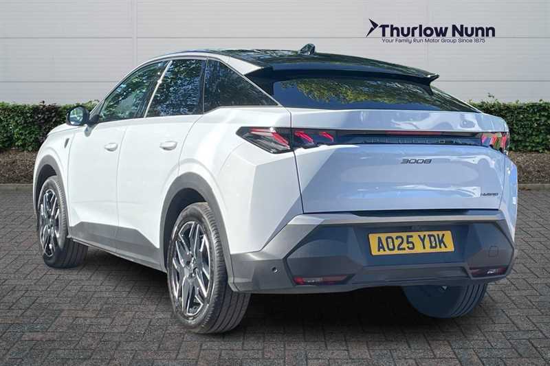 Peugeot 3008 1.2 Gt Suv Hybrid E-dsc6 Euro 6 Ss AO25YDK White #5