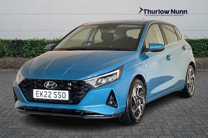 Hyundai I20 1.0 T-gdi Mhev Premium Hatchback Hybrid EK22SSO Blue #4