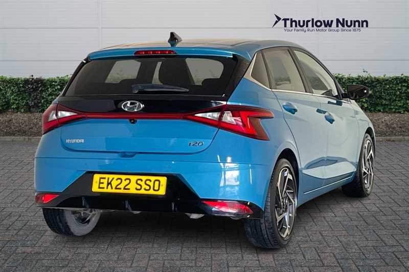 Hyundai I20 1.0 T-gdi Mhev Premium Hatchback Hybrid EK22SSO Blue #6