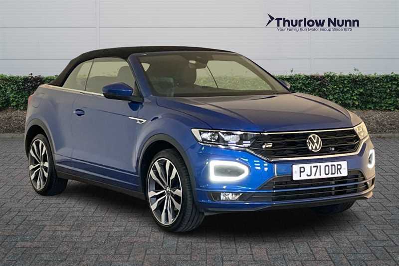 Volkswagen T-Roc 1.5 Tsi Evo R-line Cabriolet Eur Blue