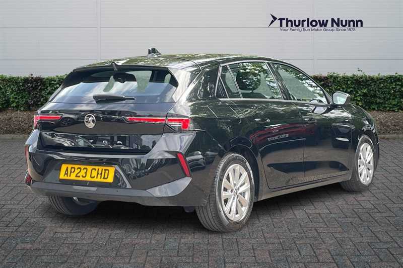 Vauxhall Astra 1.2 Turbo Design Hatchback Euro AP23CHD Black #3