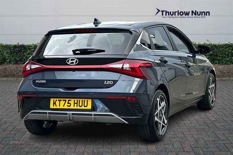 Hyundai I20 1.0 T-gdi Premium Hatchback Euro KT75HUU Grey #3