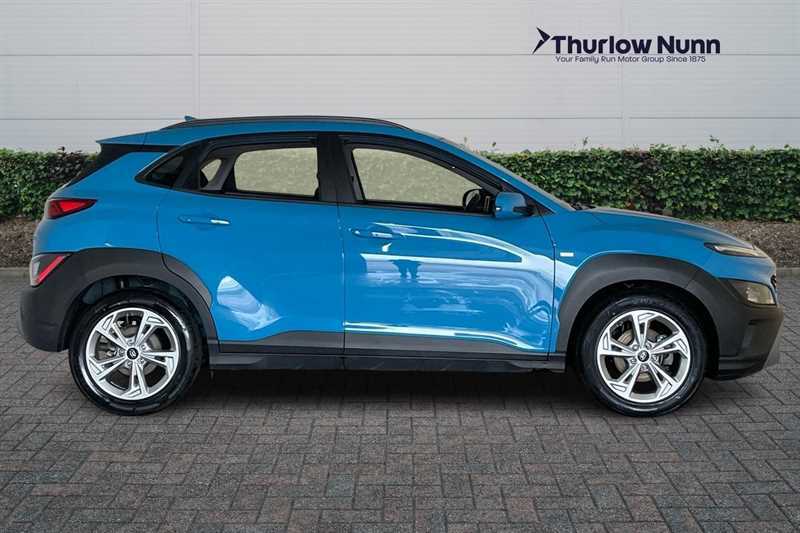 Hyundai Kona 1.0 T-gdi Mhev Se Connect Suv Hybrid Ma BK23OBU Blue #3