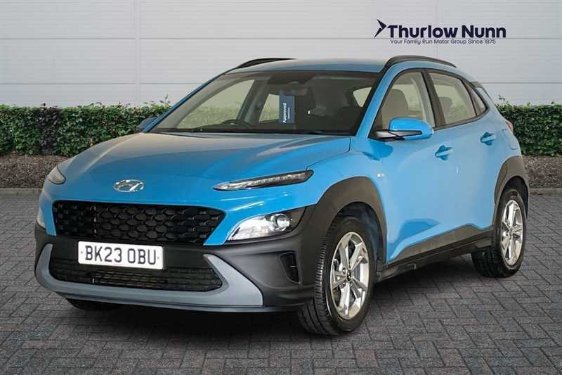 Hyundai Kona 1.0 T-gdi Mhev Se Connect Suv Hybrid Ma BK23OBU Blue #5