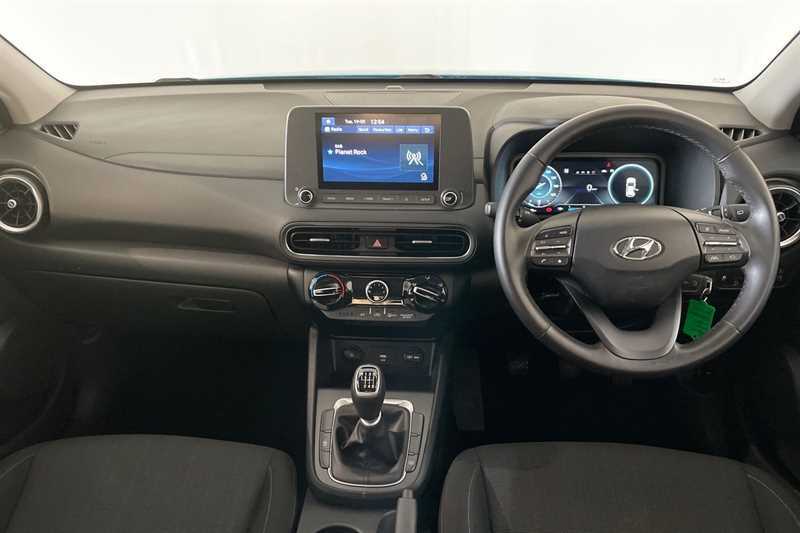 Hyundai Kona 1.0 T-gdi Mhev Se Connect Suv Hybrid Ma BK23OBU Blue #2