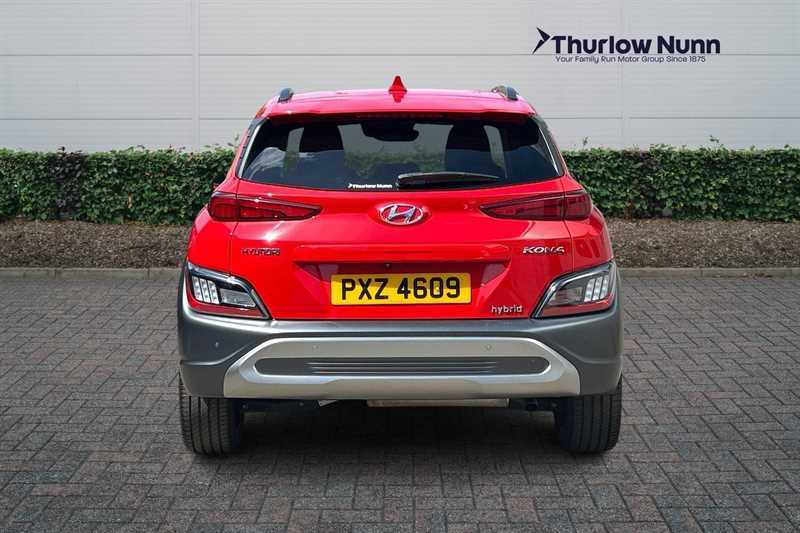 Hyundai Kona 1.6 H-gdi Ultimate Suv Hybrid Dct Euro PXZ4609 Red #4