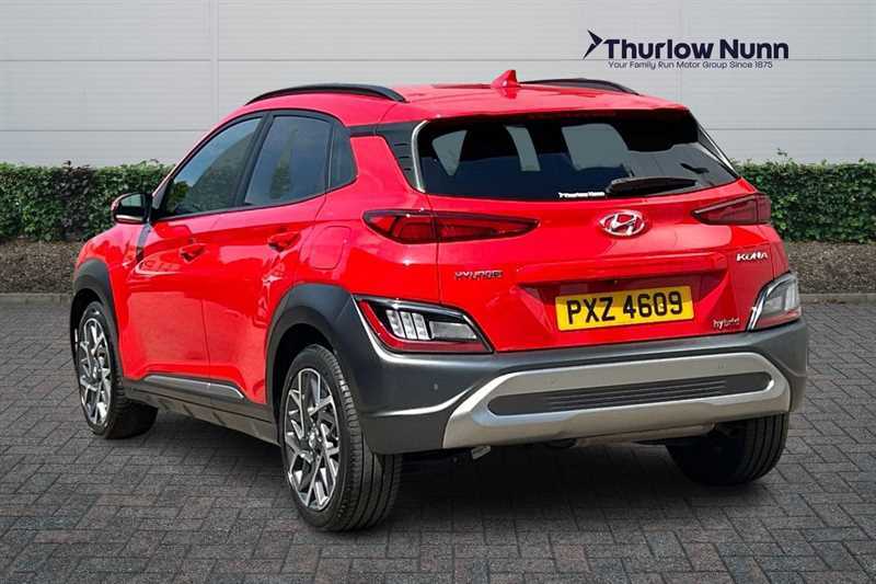 Hyundai Kona 1.6 H-gdi Ultimate Suv Hybrid Dct Euro PXZ4609 Red #5