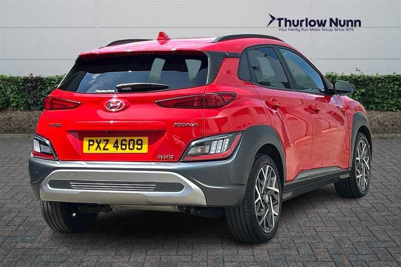 Hyundai Kona 1.6 H-gdi Ultimate Suv Hybrid Dct Euro PXZ4609 Red #3