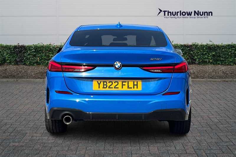 BMW 2 Series Gran Coupe 1.5 218I M Sport Saloon Dct Euro 6 Ss YB22FLH Blue #4