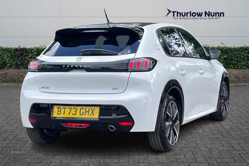 Peugeot 208 1.2 Puretech Gt Hatchback Eat Euro 6 S BT73GHX White #3