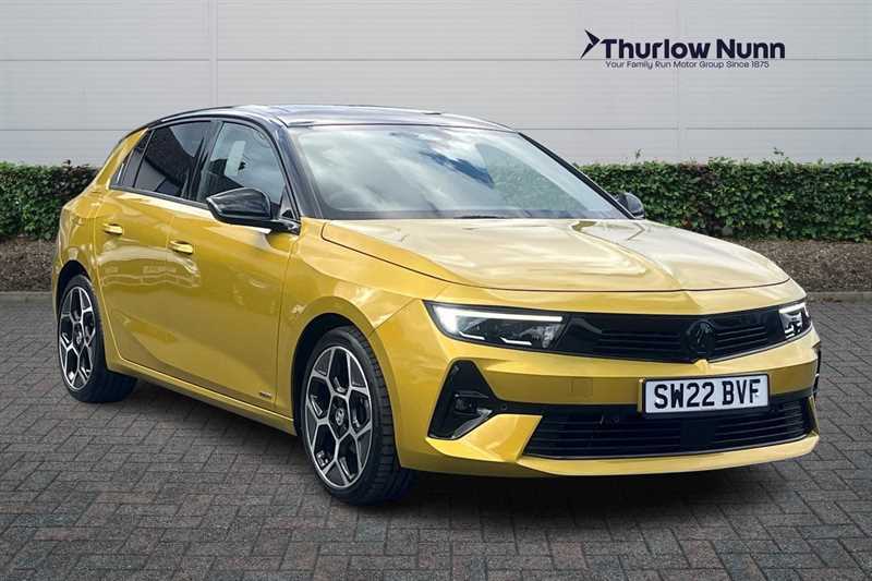 Vauxhall Astra Ultimate 1.2 Turbo Startstop 130Ps Yellow