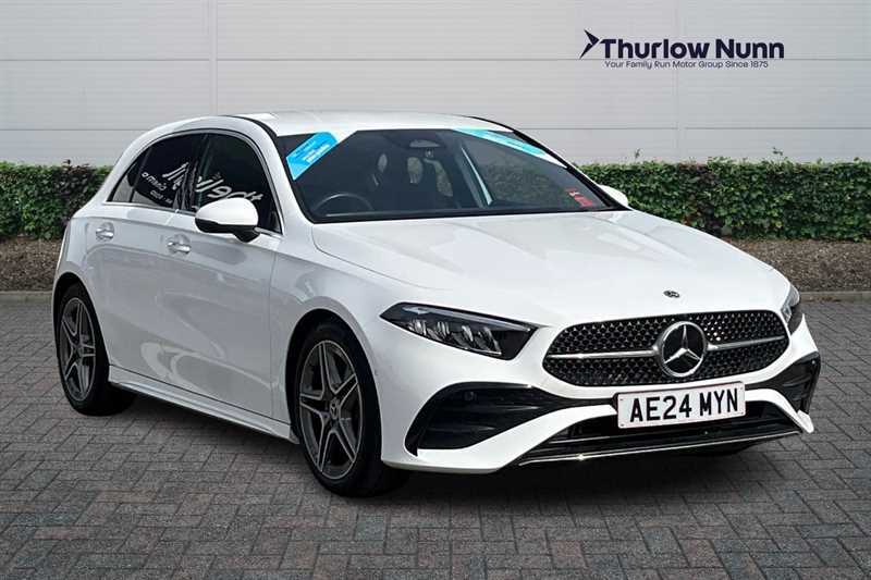 Mercedes-Benz A Class 1.3 A180h Mhev Amg Line Executive Hatchback White