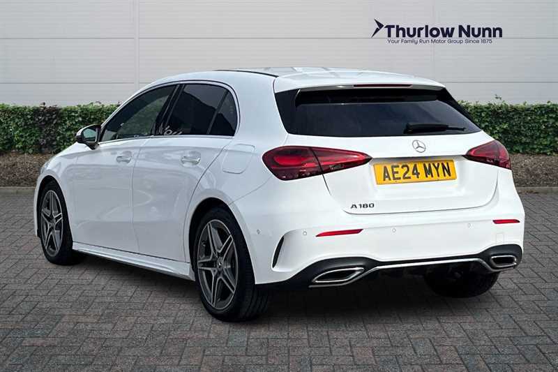 Mercedes-Benz A Class 1.3 A180h Mhev Amg Line Executive Hatchback AE24MYN White #5