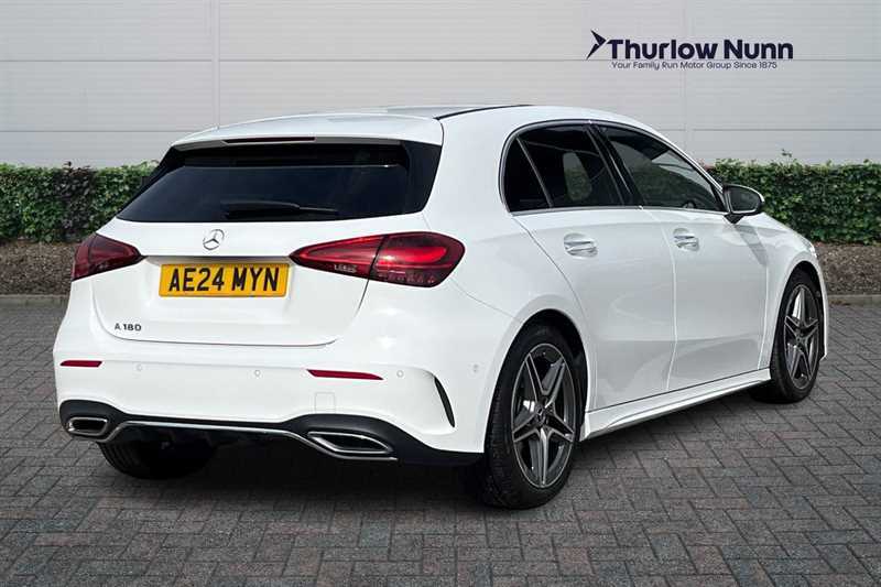 Mercedes-Benz A Class 1.3 A180h Mhev Amg Line Executive Hatchback AE24MYN White #3