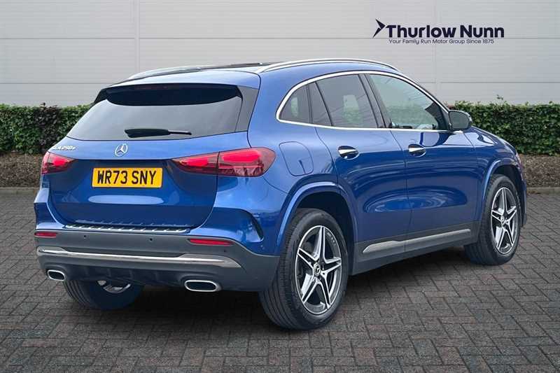 Mercedes-Benz GLA Class 250E Amg Line Premium 1.3 Plug-in Hybrid Startsto WR73SNY Blue #3