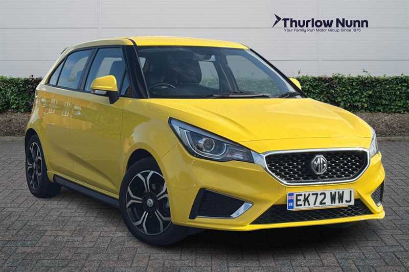 MG MG3 1.5 Vti-tech Exclusive Nav Hatchback Ma Yellow