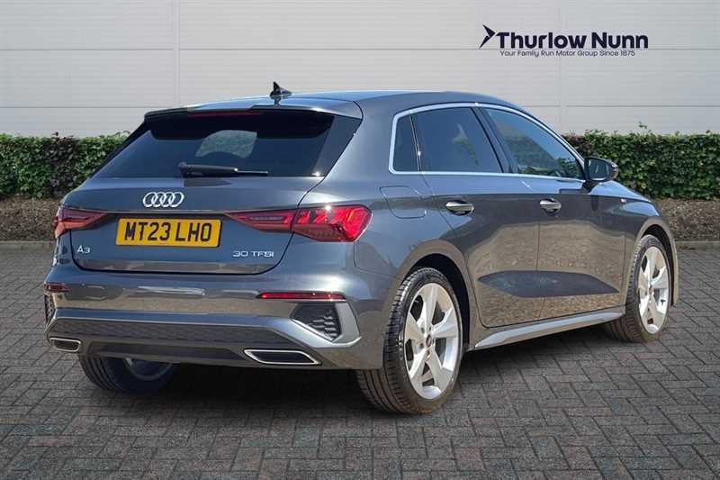 Audi A3 1.0 Tfsi 30 S Line Sportback Eur MT23LHO Grey #3