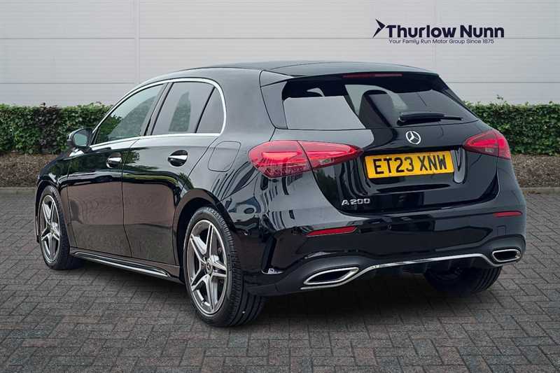 Mercedes-Benz A Class 1.3 A200h Mhev Amg Line Executive Hatchback ET23XNW Black #5