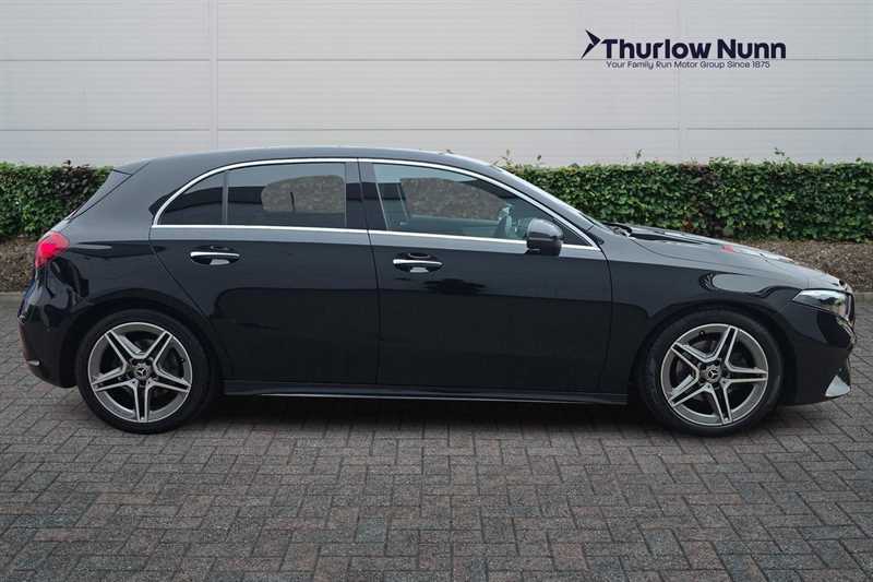 Mercedes-Benz A Class 1.3 A200h Mhev Amg Line Executive Hatchback ET23XNW Black #2