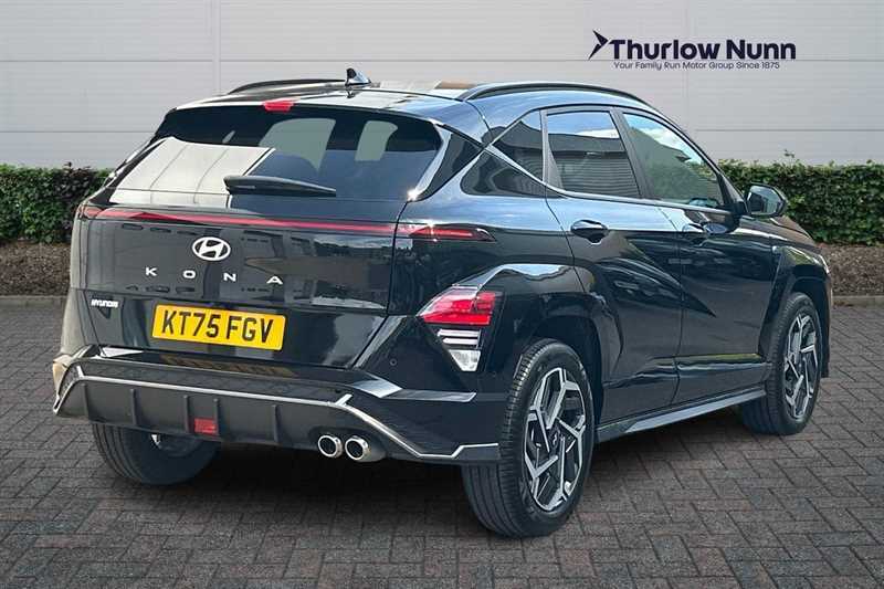 Hyundai Kona 1.6 T-gdi N Line S Suv Euro 6 S KT75FGV Black #3