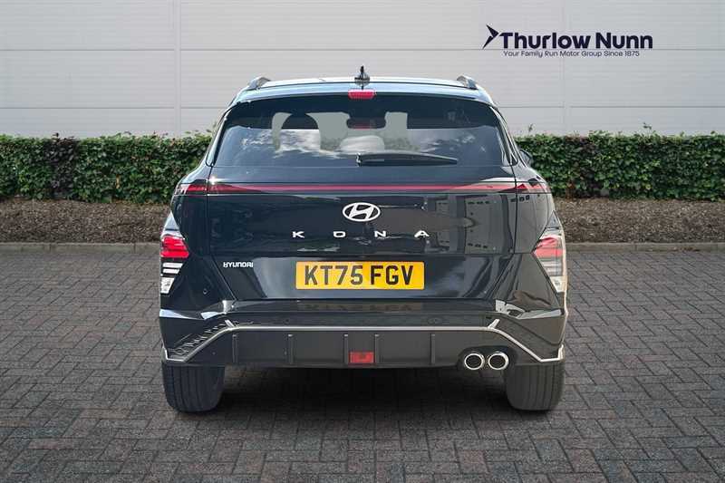 Hyundai Kona 1.6 T-gdi N Line S Suv Euro 6 S KT75FGV Black #4